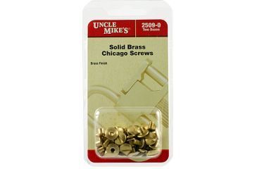 Image of Uncle Mike's Brass Chicago Screws, 24 Pack - 2509-0