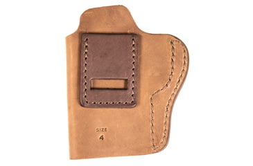 Image of Uncle Mike's IWB Leather Belt Size 04 Holster, Glock 17/19, Right Hand, Brown, UMIWB4BRWR