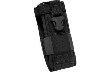 Image of Uncle Mike's Law Enforcement Universal Large Radio Pouch, Black 7702430