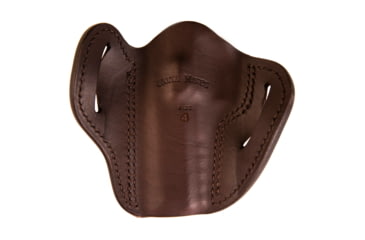 Image of Uncle Mike's UM OWB Leather Belt Size 04 Holster, SIG Sauer P320, Right Hand, Matte Black, UMOWB4MBLR