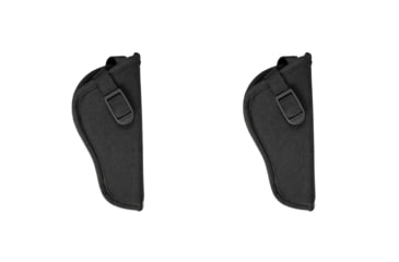 Image of Uncle Mike's 4-5in Barrel Large Auto Open End Gun Holster, Advantage Camo, Black