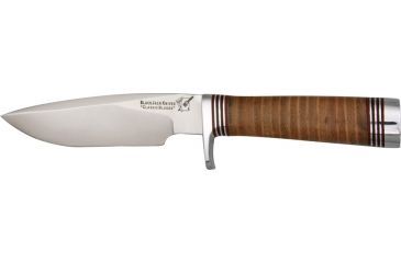 Image of Uncle Mikes Classic Model 125 Fixed Blade Knife, Stacked Leather Handle BCB125L