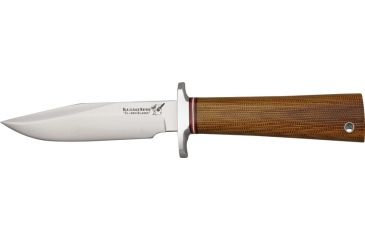 Image of Uncle Mikes Classic Model 4 Fixed Blade Knife, 3.75in, A-2 Tool Steel, Natural Canvas Micarta Handle BCB4NM