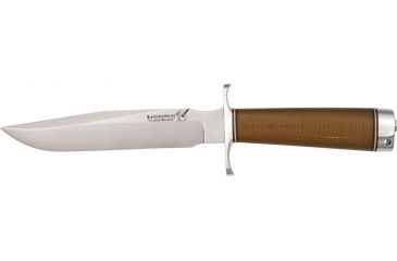 Image of Uncle Mikes Classic Model 7 Fixed Blade Knife, 7in, A-2 Tool Steel, Natural Canvas Micarta Handle BCB7NM