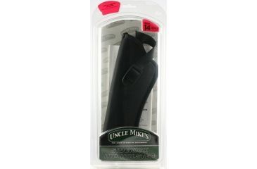 Image of Uncle Mike's 6 7/8inch barrel .22 autos Black Cordura Holster, Left Hand 81142