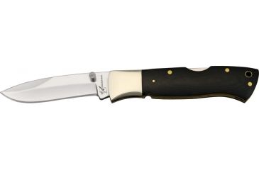 Image of Uncle Mikes Intl Folding Mamba Folding Knife, 3in, Stainless Blade, Black Micarta Handle BJ040