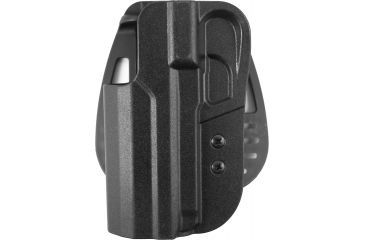 Image of Uncle Mike's Kydex Paddle Plain Black Holster - HK USP Full Size, Left Hand 5430-2