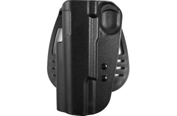 Image of Uncle Mike's Kydex Open Top Paddle Holster, Black, Left Hand - 5-inch BBL 1911 Type Pistols - 5419-2 