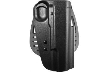 Image of Uncle Mikes Kydex Open Top Paddle Holster, Black, Right, 54191