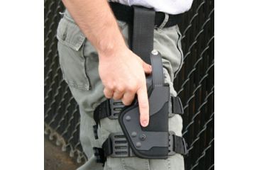 Image of Uncle Mike's Law Enforcement Black Kydex Tactical Holster Platform