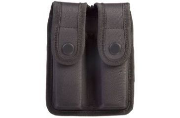 Image of Uncle Mike's Sentinel Double Magazine Pouch, Glock 17, Black, 89075
