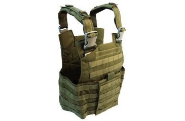 Image of Uncle Mikes Law Enforcement Tactical Plate Carrier Vest - OD Green