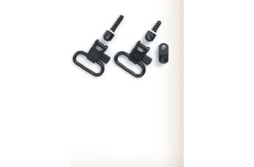 Image of Uncle Mikes Sling Swivels - QD 115 RUG - Nickel-Plated 1462-2