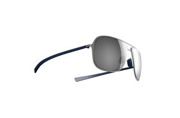 Image of Under Armour Alloy Bifocal Prescription Sunglasses, Satin Silver w/Navy Rubber Frame-U8600056-934001BI