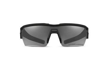 Image of Under Armour Phenom, Satin Black Frame w/Charcoal Gray Rubber, Gray ML, U8600054-010901