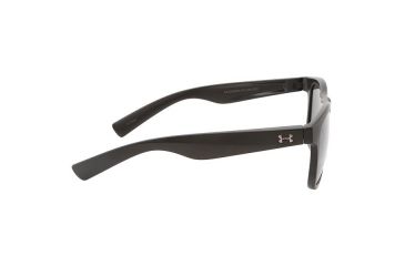 Image of Under Armour Sierra, Satin Black w/Black Rubber, Gray Polarized w/ML, U8600059-010108