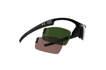 Image of Under Armour Stride S, Shiny Black Frame, Game Day Lens, U8620039-517031
