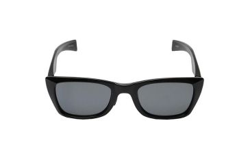 Image of Under Armour Tempest Single Vision Prescription Sunglasses, Shiny Black w/Black Rubber Frame-U8600058-000008SV