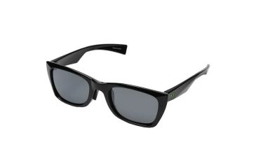 Image of Under Armour Tempest Single Vision Prescription Sunglasses, Shiny Black w/Black Rubber Frame-U8600058-000008SV