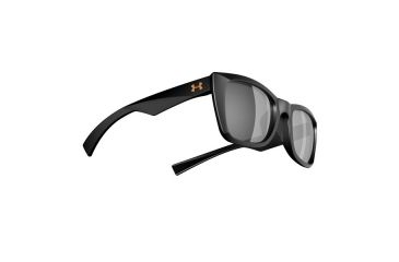 Image of Under Armour Tempest Single Vision Prescription Sunglasses, Satin Black Frame-U8600058-010101SV
