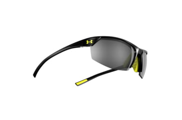 Image of Under Armour Zone 2.0, Shiny Black Frame w/Yellow Rubber, Gray Lens, U8600050-000001