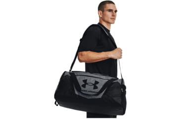 Image of Under Armour 5.0 Undeniable Medium Duffle Bag, Pitch Gray Medium Heather, OSFM, 1369223012OSFM