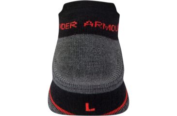 Image of Under Armour All Season Wool No Show Socks, Black, 9-11 Medium, U042-BLK-MD