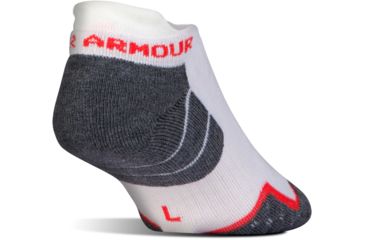 Image of Under Armour All Season Wool No Show Socks, Gray Stone, 9-11 Medium, U042-GST-MD