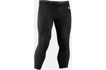 Image of Under Armour Base 1.0 Legging - Men's-Black/Steel-X-Large