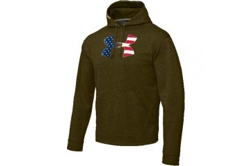 Image of Under Armour Big Flag Logo Tackle Twill Hoody - 1213002390SM