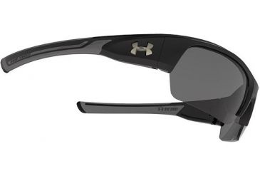 Image of Under Armour Big Shot Sunglasses, Satin Black, One Size Fits Most, UA8630085-010908
