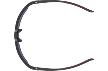 Image of Under Armour Blitzing Sunglasses with Transparent Jet Grey Frame and Violet Blue Gold Tuned Mirror Lens, Medium, UA0012S 268-PC