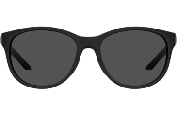 Image of Under Armour Breathe Sunglasses with Shiny Black Frame and Grey Lens, Medium, UA0014GS 807-IR