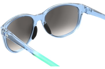 Image of Under Armour Breathe Sunglasses with Transparent Azure Frame and Silver Mirror Lens, Medium, UA0014GS MVU-IC