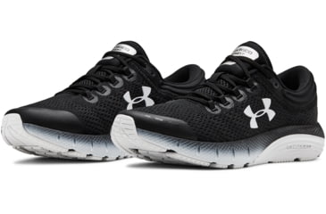 Image of Under Armour UA Charged Bandit 5 Road Running Shoes - Women's, 7, Black/White/White, 3021964-001-7