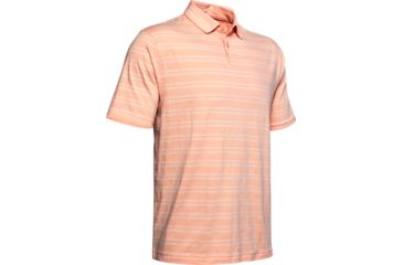 Image of Under Armour Charged Cotton Scramble Stripe Polo - Mens, Medium, Calla, 1323455689MD