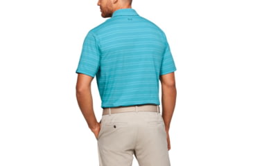 Image of Under Armour Charged Cotton Scramble Stripe Polo - Mens, 2XL, Escape, 13234554502X