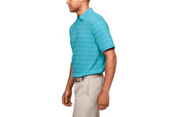 Image of Under Armour Charged Cotton Scramble Stripe Polo - Mens, 2XL, Escape, 13234554502X