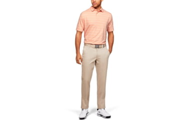 Image of Under Armour Charged Cotton Scramble Stripe Polo - Mens, Large, Calla, 1323455689LG