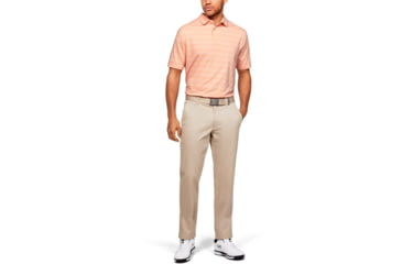 Image of Under Armour Charged Cotton Scramble Stripe Polo - Mens, Medium, Calla, 1323455689MD