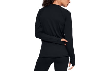 Image of Under Armour ColdGear Base 2.0 Crew Long Sleeve Shirt - Womens, Black, 2X-Large, 13433210012X