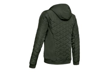Image of Under Armour ColdGear Reactor Performance Hybrid Jacket - Mens, Baroque Green/Black, Medium, 1342692-310-MD