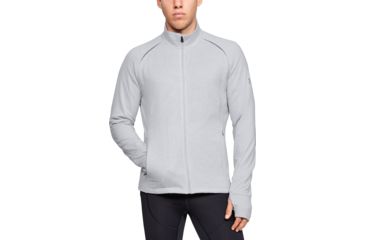 Image of Under Armour ColdGear Reactor Run Insulated Jacket - Mens, Halo Gray/Reflective, Medium, 1342707-014-MD