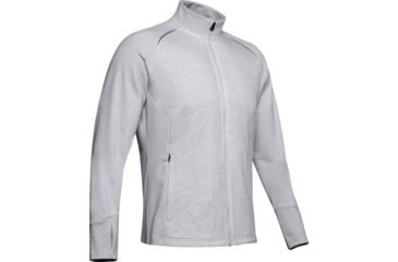 Image of Under Armour ColdGear Reactor Run Insulated Jacket - Mens, Halo Gray/Reflective, Medium, 1342707-014-MD
