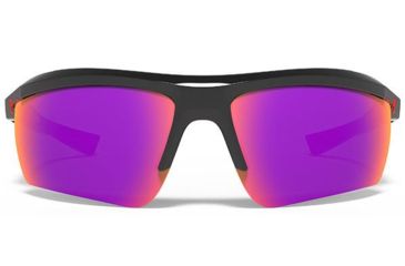 Image of Under Armour Core 2.0 Sunglasses, Shiny Black Frame, Gray Infrared Multiflection U8600082-000151