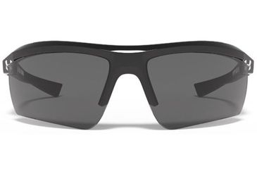 Image of Under Armour Core 2.0 Sunglasses, Black/White Frame, Gray Multiflection Lens U8600082-001001