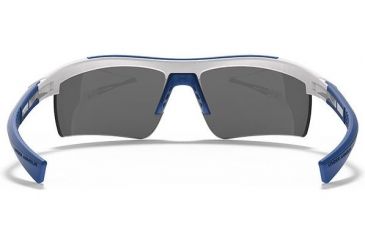 Image of Under Armour Core 2.0 Sunglasses, White/Navy Frame, Gray Blue Multiflection Lens U8600082-104161