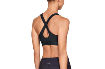 Image of Under Armour Crossback Sports Bra - Womens, Black, X-Small, 1276503001XS