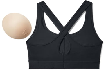 Image of Under Armour Crossback Sports Bra - Womens, Black, X-Small, 1276503001XS