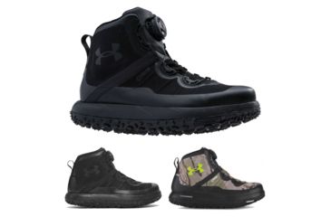 Image of Under Armour Fat Tire GTX Hiking Boot- Men's, Black, Black/Black/Black, Camo/Black
